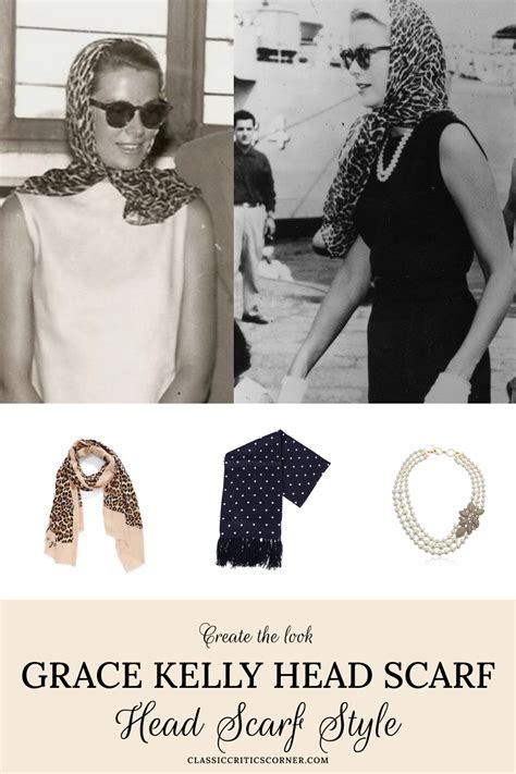 grace kelly scarf style